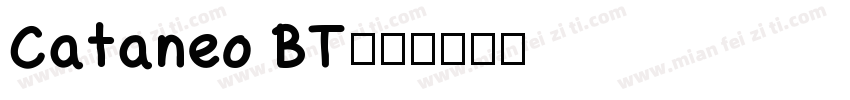 Cataneo BT字体转换